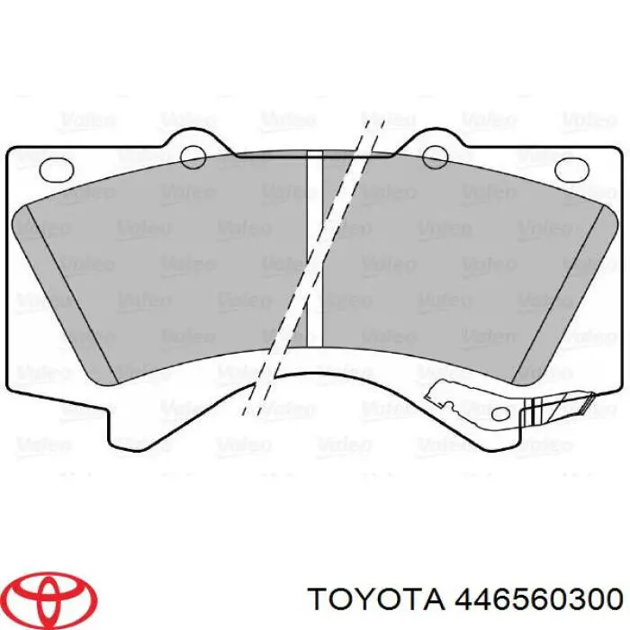 446560300 Toyota pastillas de freno delanteras