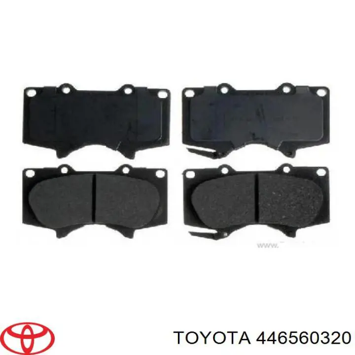 446560320 Toyota pastillas de freno delanteras