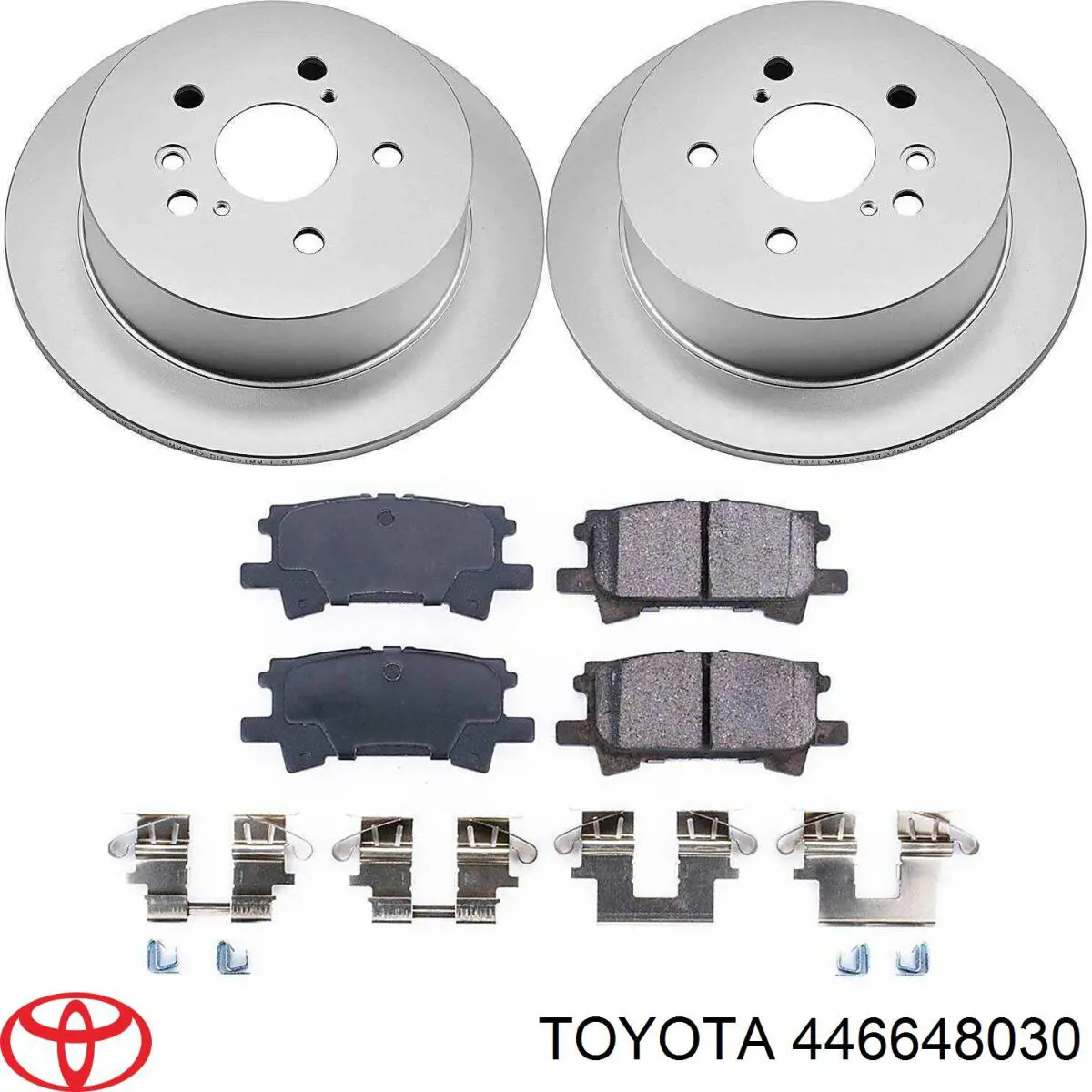 446648030 Toyota pastillas de freno traseras