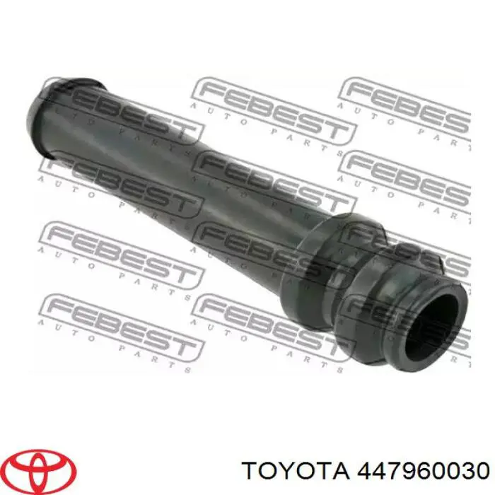 447960030 Toyota juego de reparación, pinza de freno trasero