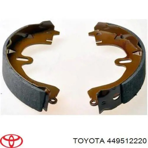 449512220 Toyota zapatas de frenos de tambor traseras