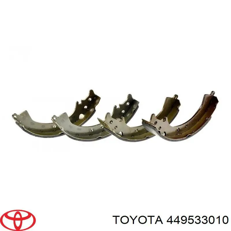 449533010 Toyota zapatas de frenos de tambor traseras