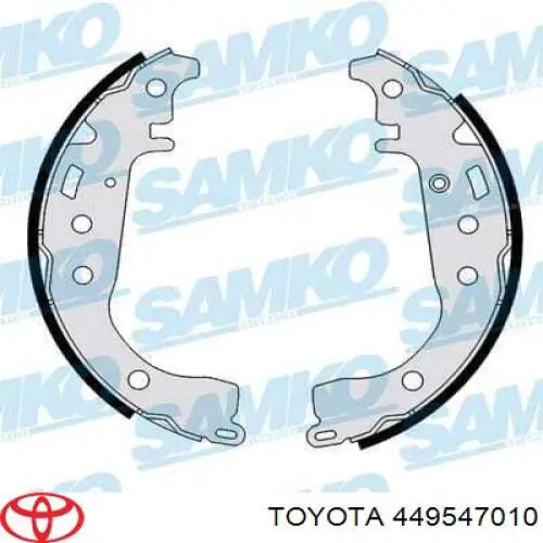 449547010 Toyota zapatas de frenos de tambor traseras