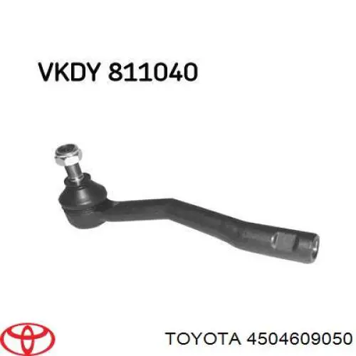 4504609050 Toyota rótula barra de acoplamiento exterior