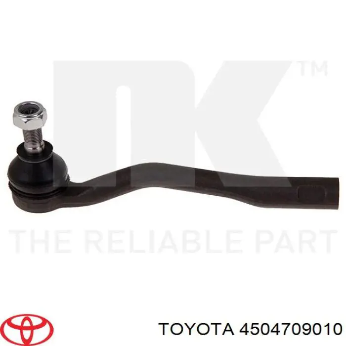 4504709010 Toyota rótula barra de acoplamiento exterior