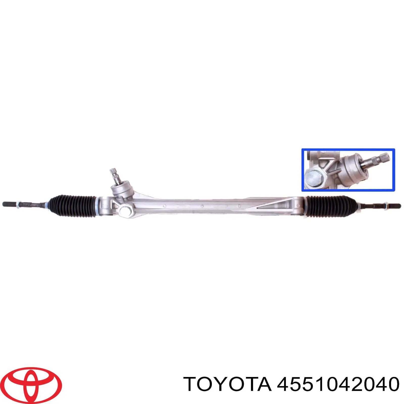 4551042040 Toyota cremallera de dirección