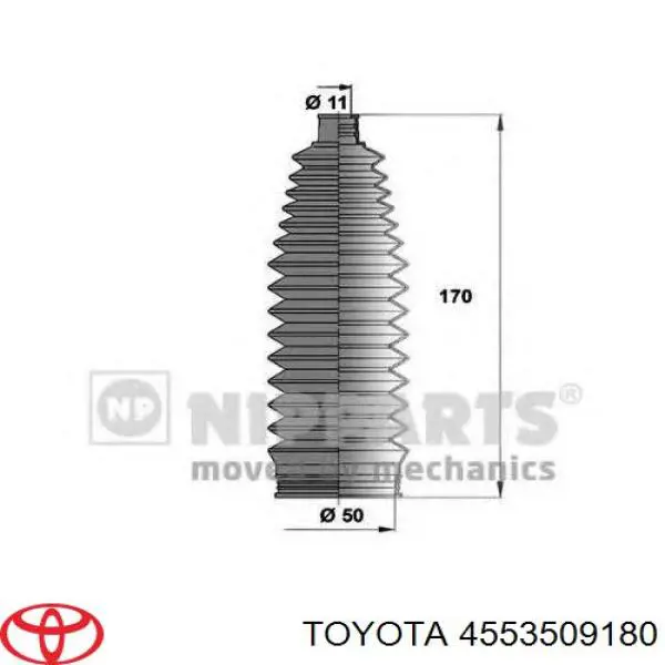 4553509180 Toyota fuelle, dirección