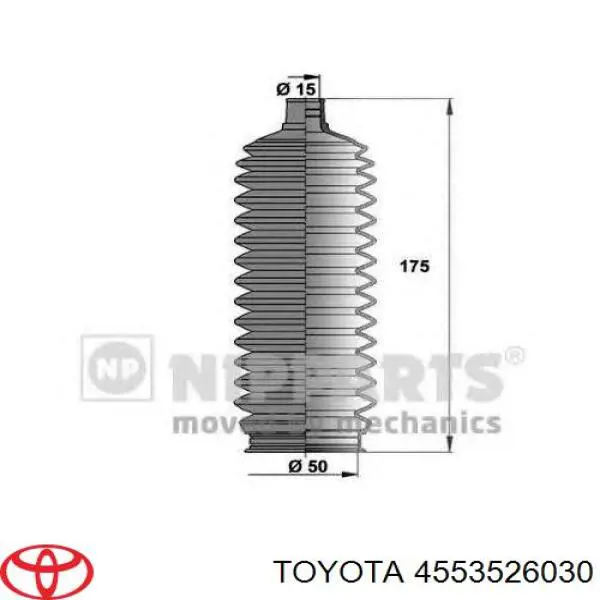 4553526030 Toyota fuelle, dirección