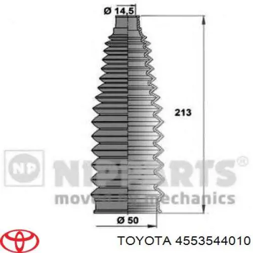 4553544010 Toyota fuelle, dirección