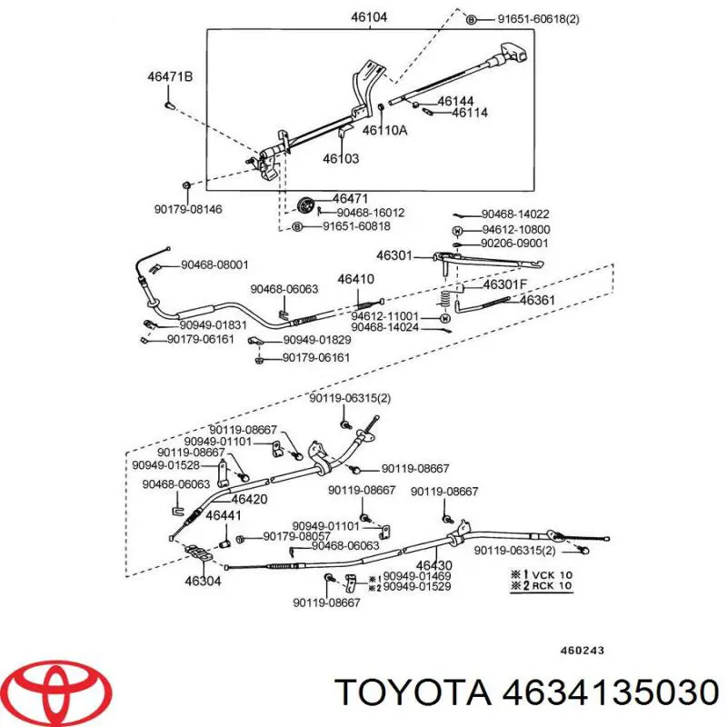 4634135030 Toyota 