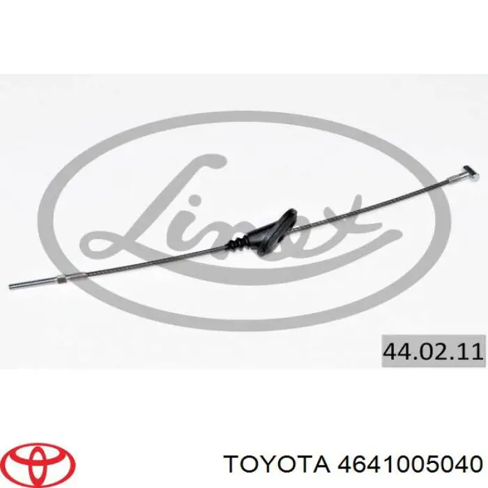 4641005040 Toyota cable de freno de mano delantero