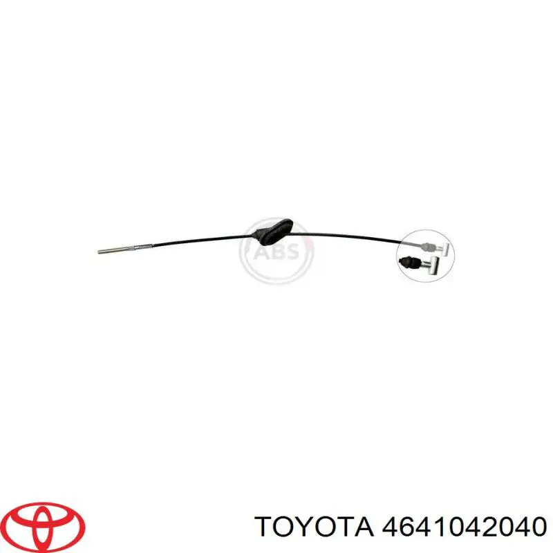  Cable de freno de mano delantero para Toyota Corolla E12J