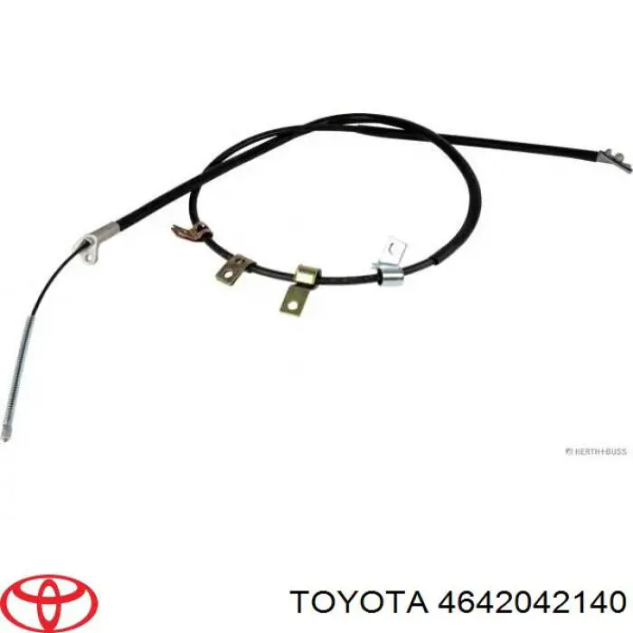 4642042140 Toyota cable de freno de mano trasero derecho