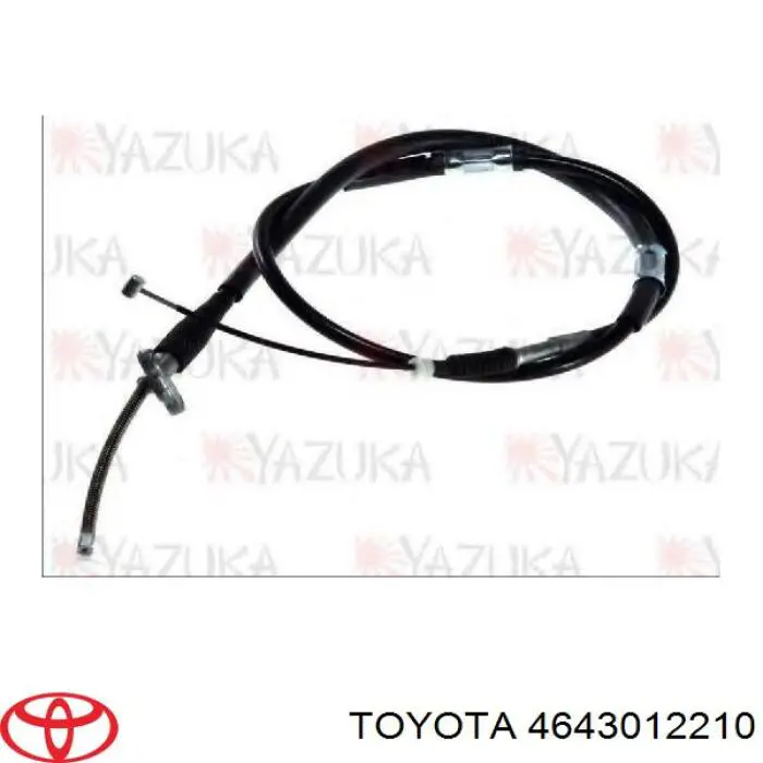  Cable de freno de mano trasero izquierdo para Toyota Corolla E8