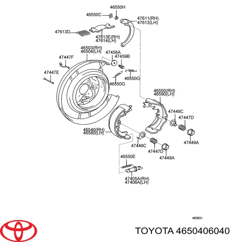 4650406040 Toyota 