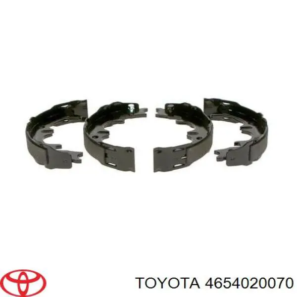 4654020070 Toyota juego de zapatas de frenos, freno de estacionamiento