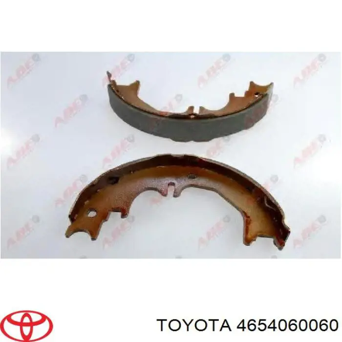 4654060060 Toyota juego de zapatas de frenos, freno de estacionamiento