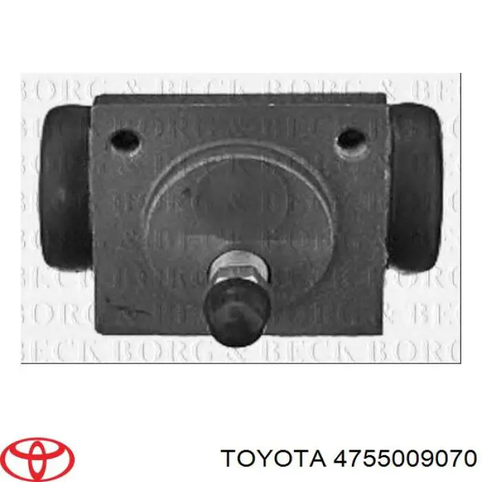 4755009070 Toyota cilindro de freno de rueda trasero