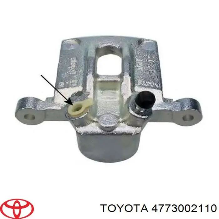  Pinza de freno trasero derecho para Toyota Corolla E12