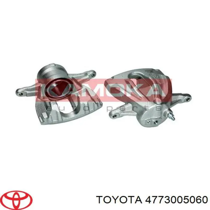 4773005060 Toyota pinza de freno delantera derecha