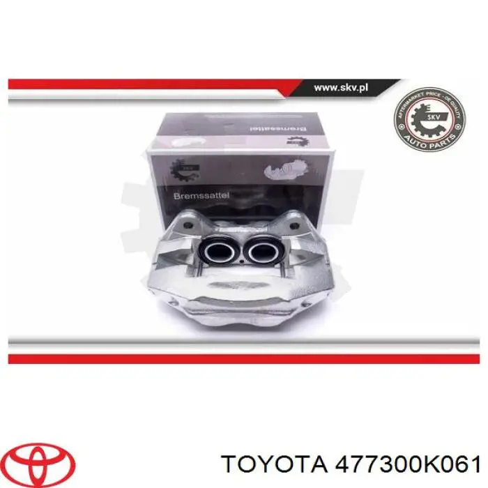 477300K061 Toyota pinza de freno delantera derecha