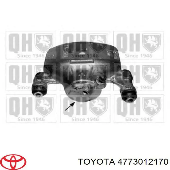 4773012170 Toyota pinza de freno delantera derecha