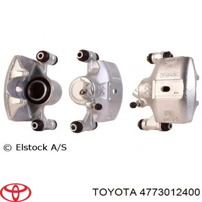 4773012400 Toyota pinza de freno delantera derecha