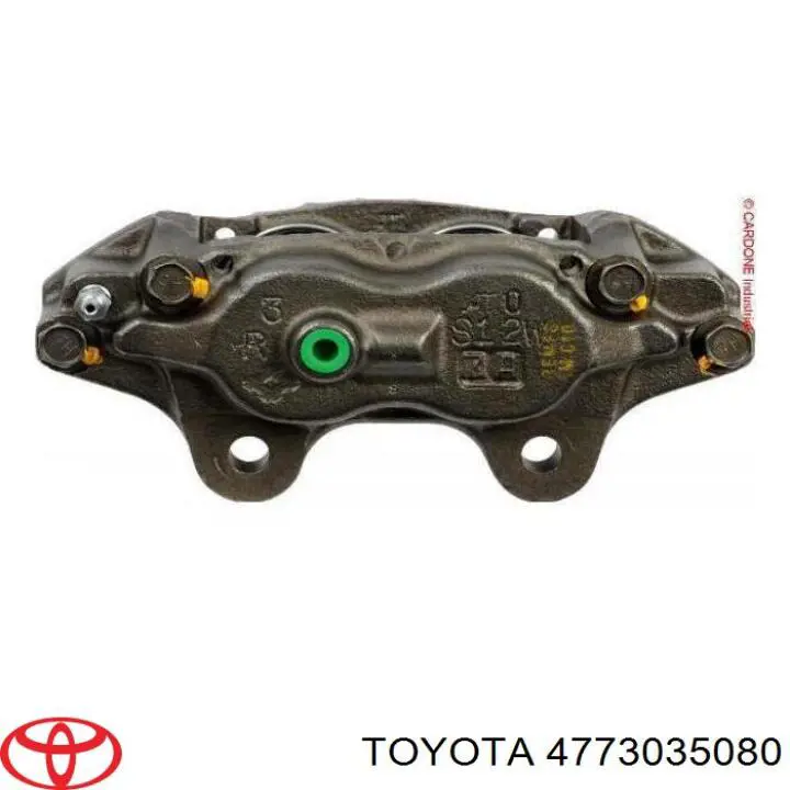 4773035080 Toyota pinza de freno delantera derecha