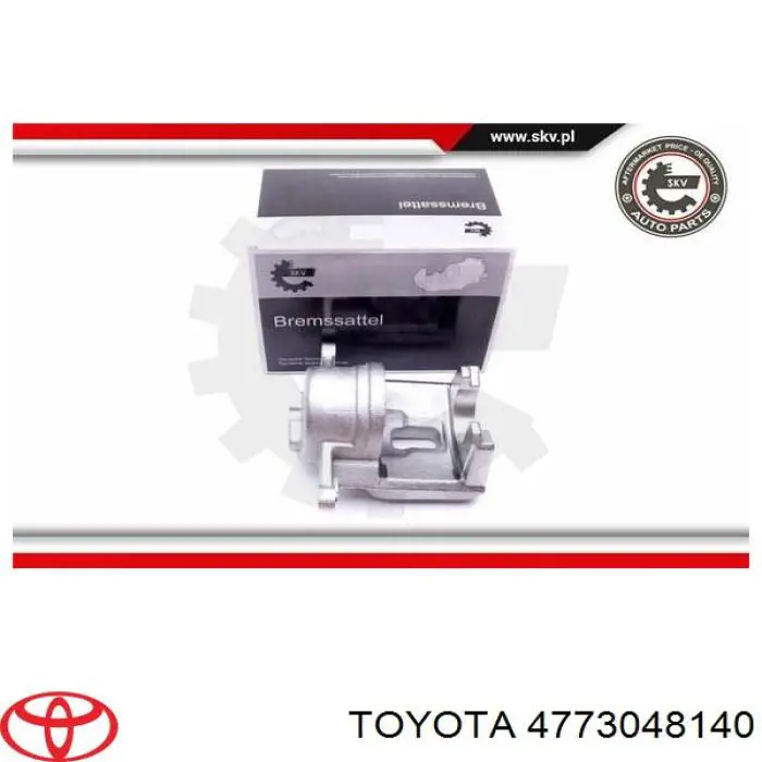 4773048140 Toyota pinza de freno delantera derecha