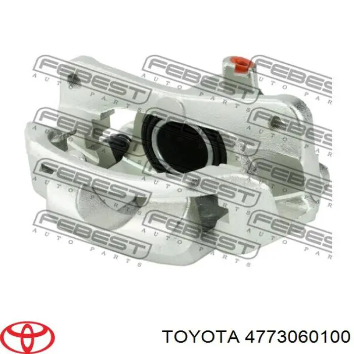 4773060100 Toyota pinza de freno trasero derecho