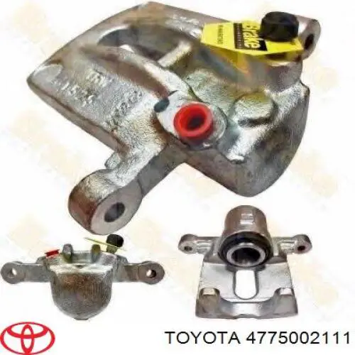 4775002111 Toyota pinza de freno trasera izquierda