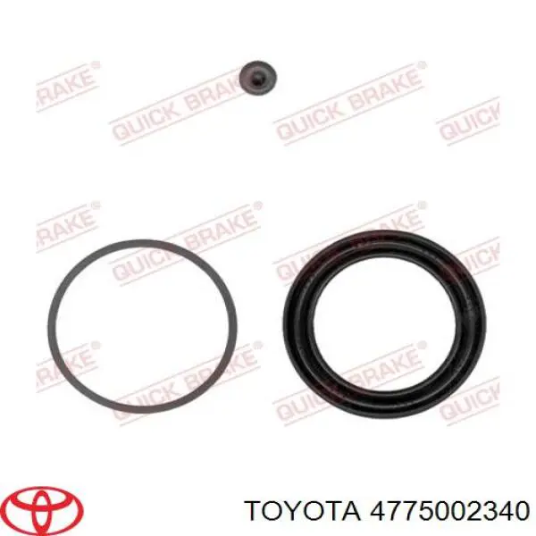 4775002340 Toyota pinza de freno delantera izquierda