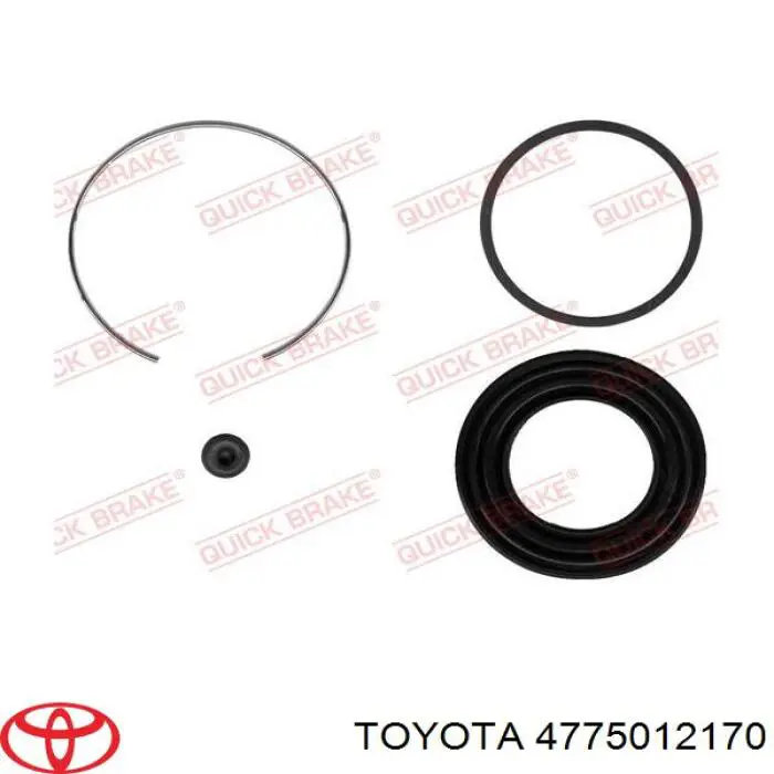 4775012170 Toyota pinza de freno delantera izquierda