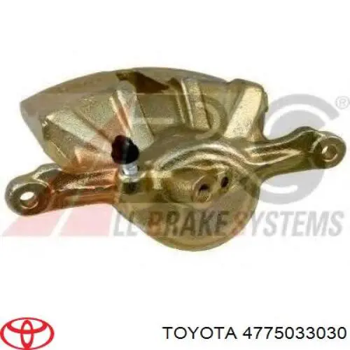 4775033030 Toyota pinza de freno delantera izquierda