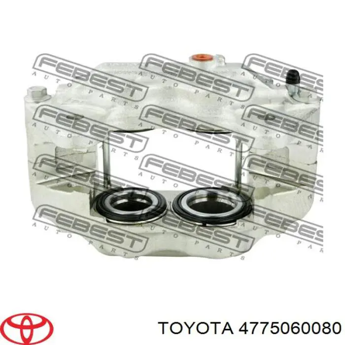 4775060080 Toyota pinza de freno delantera izquierda