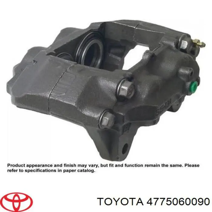 4775060090 Toyota pinza de freno delantera izquierda