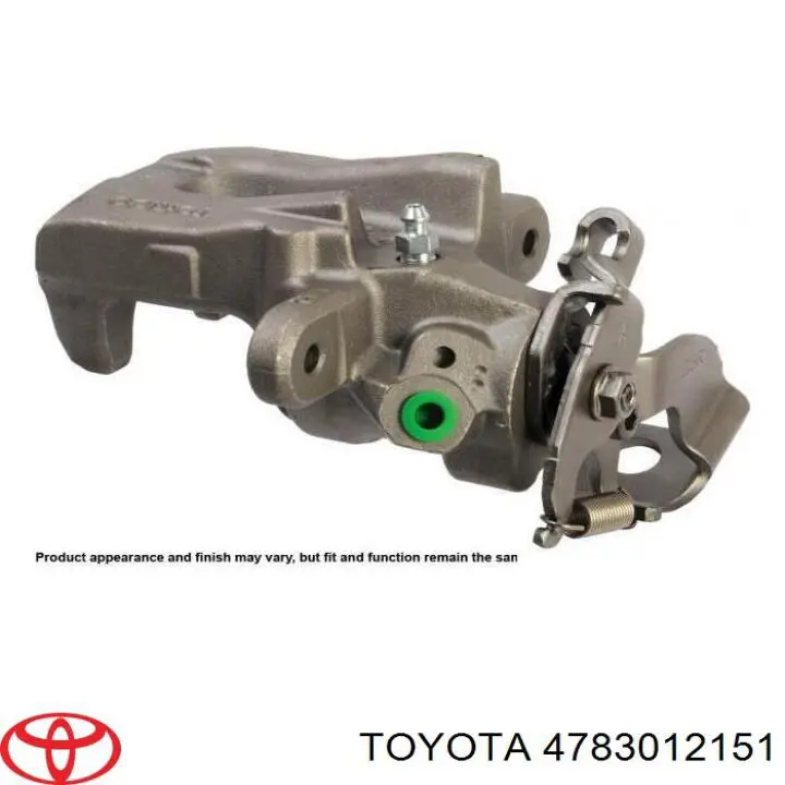 478301215184 Toyota pinza de freno trasero derecho