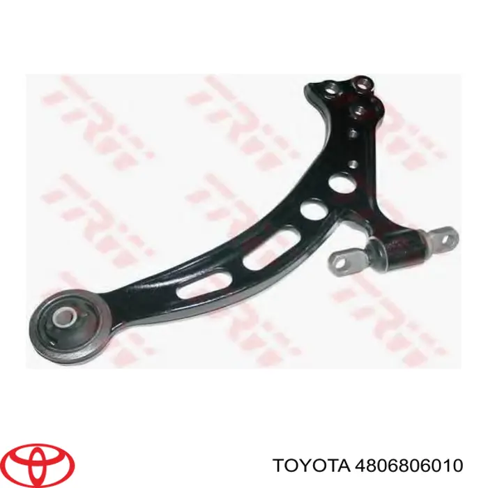 4806806010 Toyota barra oscilante, suspensión de ruedas delantera, inferior derecha