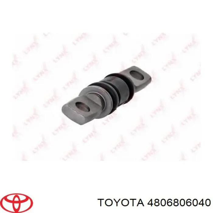 4806806040 Toyota barra oscilante, suspensión de ruedas delantera, inferior derecha