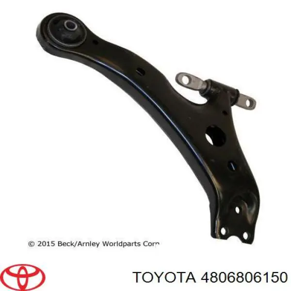 4806806150 Toyota barra oscilante, suspensión de ruedas delantera, inferior derecha