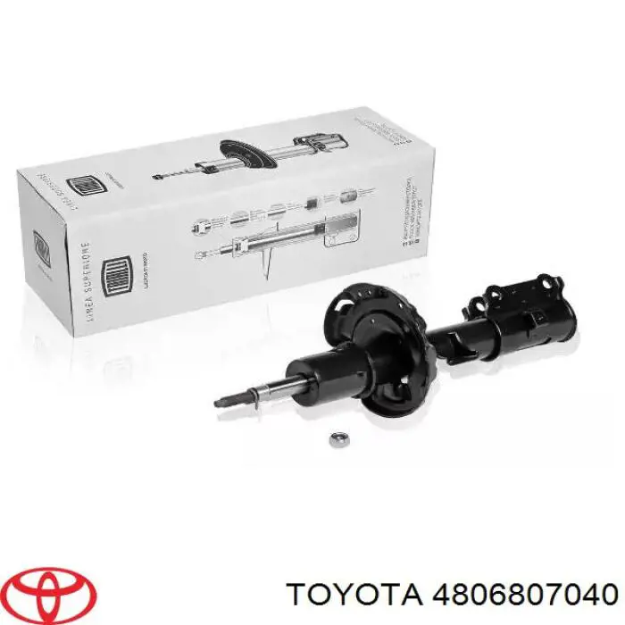 4806807040 Toyota barra oscilante, suspensión de ruedas delantera, inferior derecha