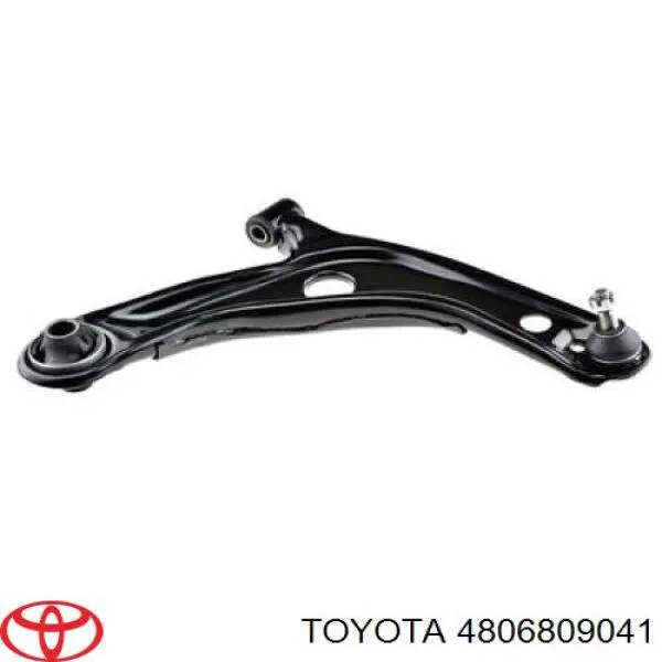 4806809041 Toyota barra oscilante, suspensión de ruedas delantera, inferior derecha