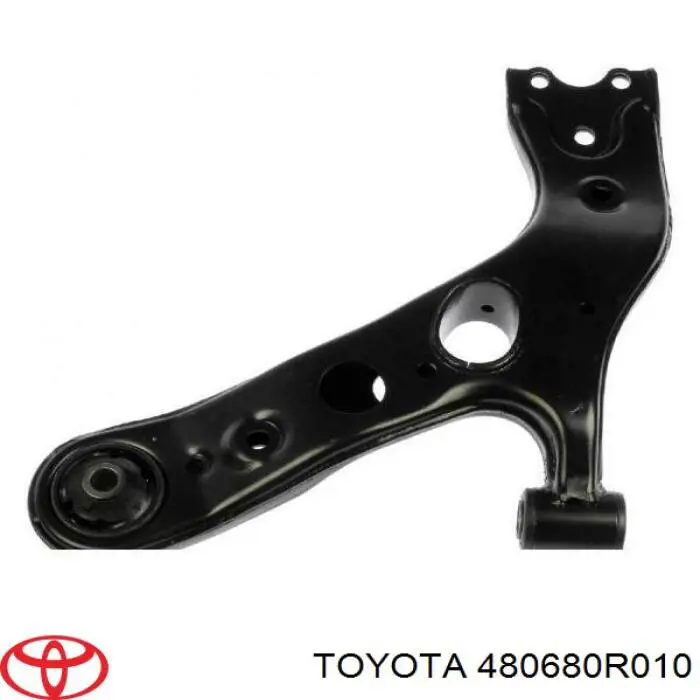 480680R010 Toyota barra oscilante, suspensión de ruedas delantera, inferior derecha