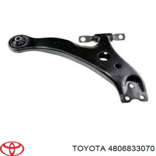 4806833070 Toyota barra oscilante, suspensión de ruedas delantera, inferior derecha