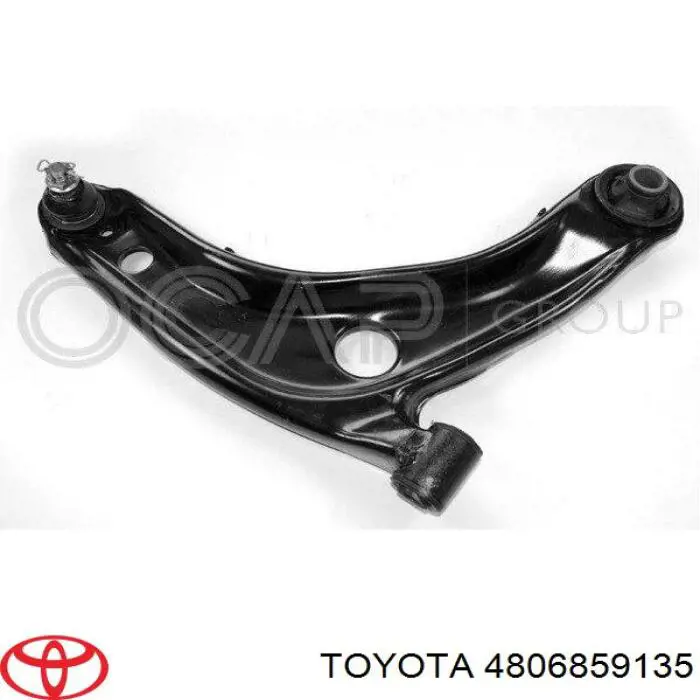 4806859135 Toyota barra oscilante, suspensión de ruedas delantera, inferior derecha