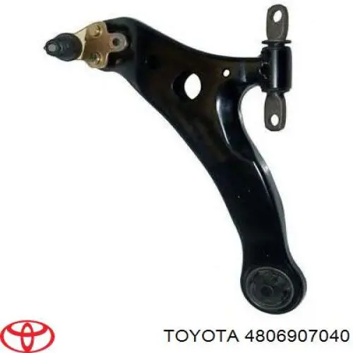 4806907040 Toyota barra oscilante, suspensión de ruedas delantera, inferior izquierda