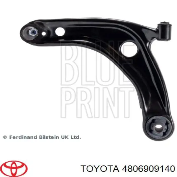 4806909140 Toyota barra oscilante, suspensión de ruedas delantera, inferior izquierda