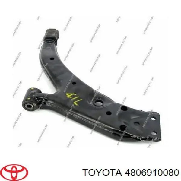 4806910080 Toyota barra oscilante, suspensión de ruedas delantera, inferior izquierda