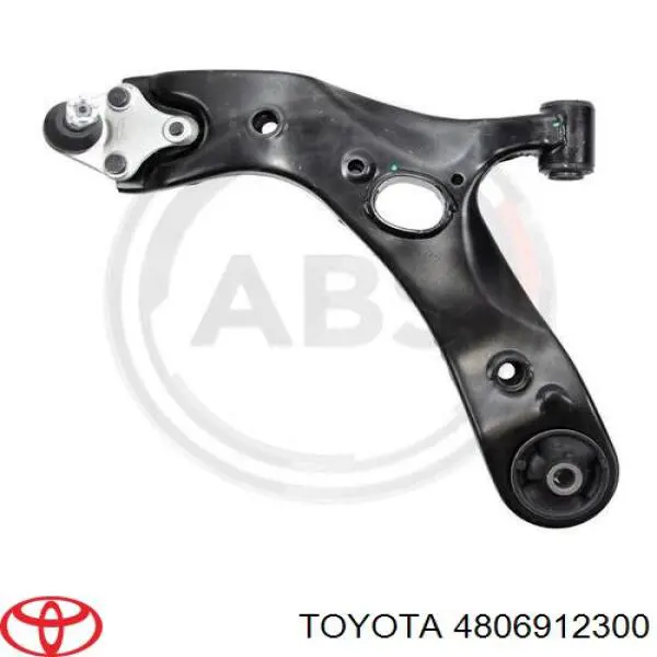 4806912300 Toyota barra oscilante, suspensión de ruedas delantera, inferior izquierda