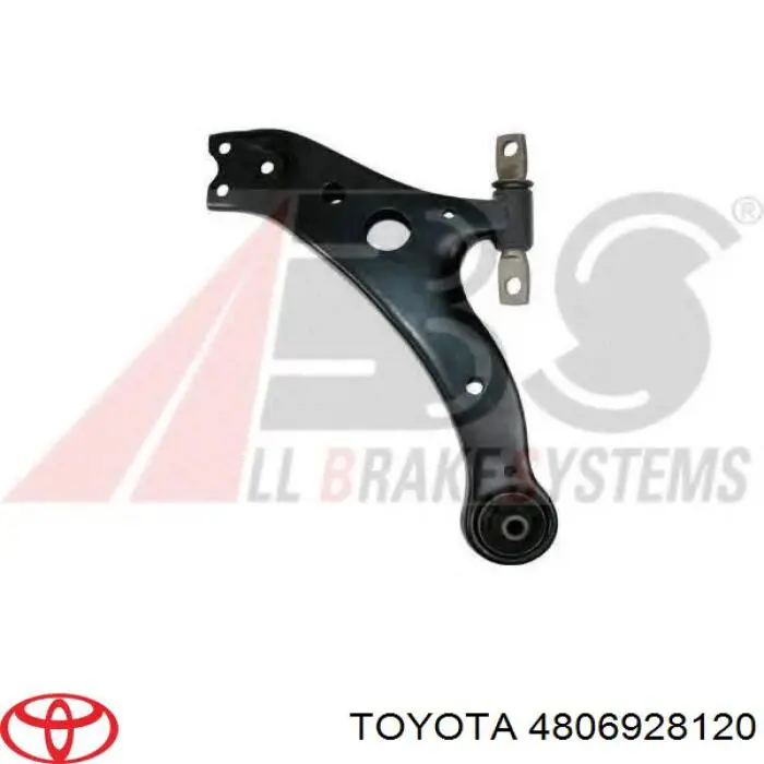 4806928120 Toyota barra oscilante, suspensión de ruedas delantera, inferior izquierda